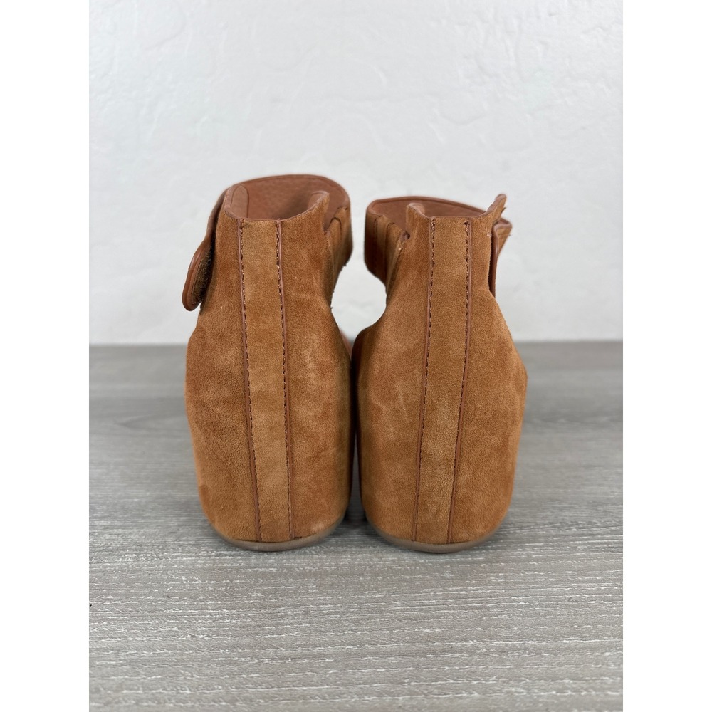 Gentle Souls Kenneth Cole Gianna 2 Brown Suede Ankle Strap Wedge Sandals 7.5 - Picture 6 of 7